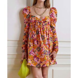 NWT. Zimmermann Printed  Mini Dress AU 1 / US